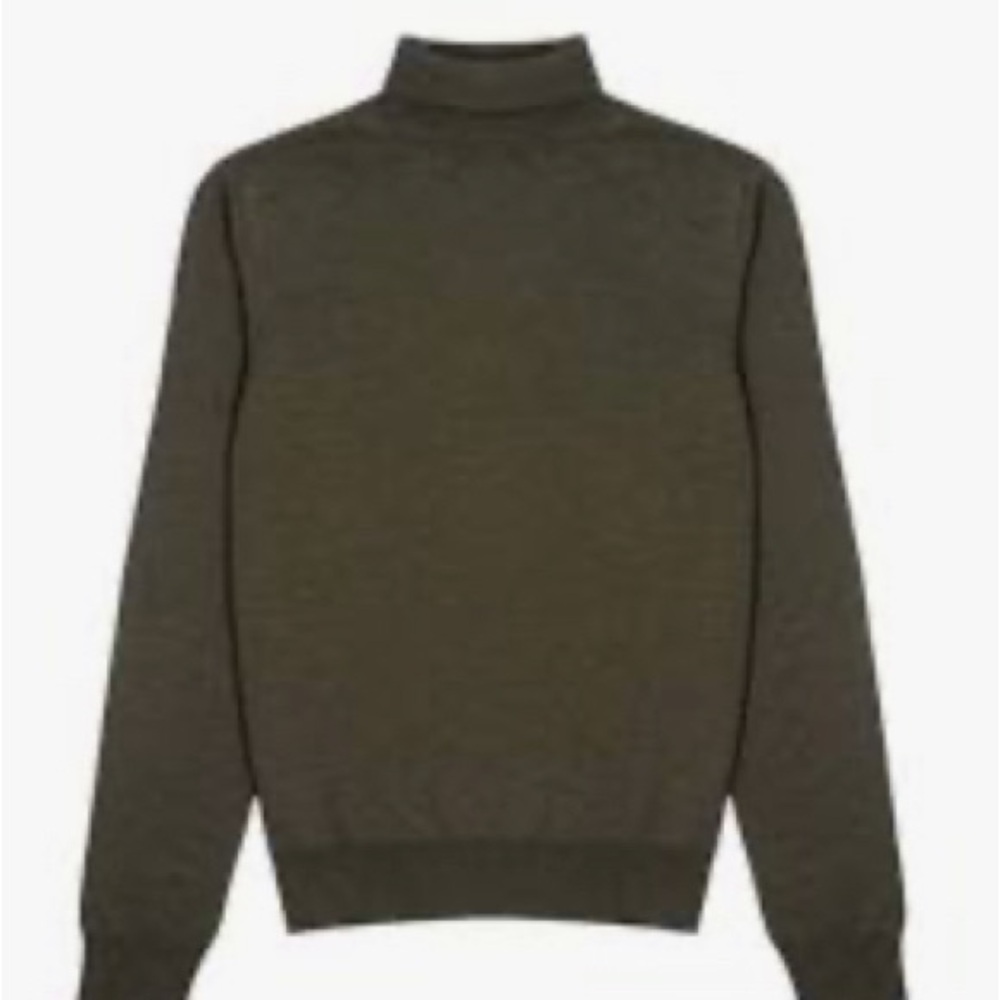 Express Women's Chocolate Brown Turtleneck Sweater